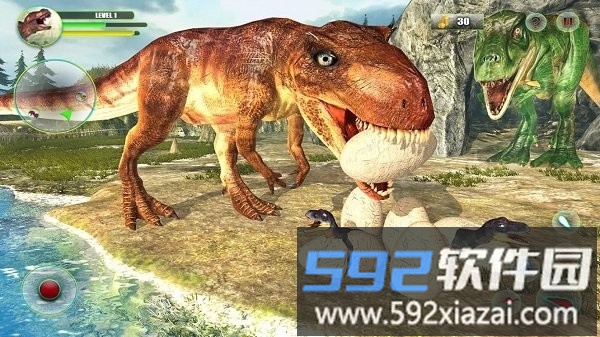 丛林恐龙恐怖攻击3d手机版截图3