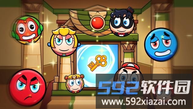 红蓝双球冒险游戏(red and blue ball)截图1