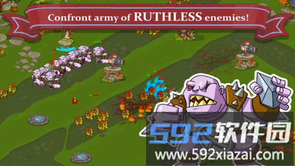 皇家防御僵尸战争游戏(zombie defense)截图1