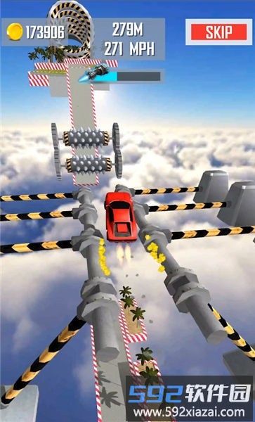 超级坡道汽车跳跃手机版截图3