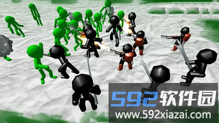 火柴人模拟器僵尸大战手机版截图2