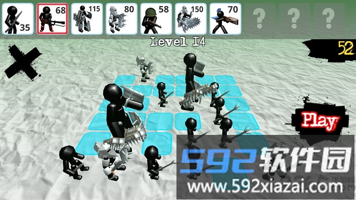火柴人模拟器僵尸大战手机版截图3