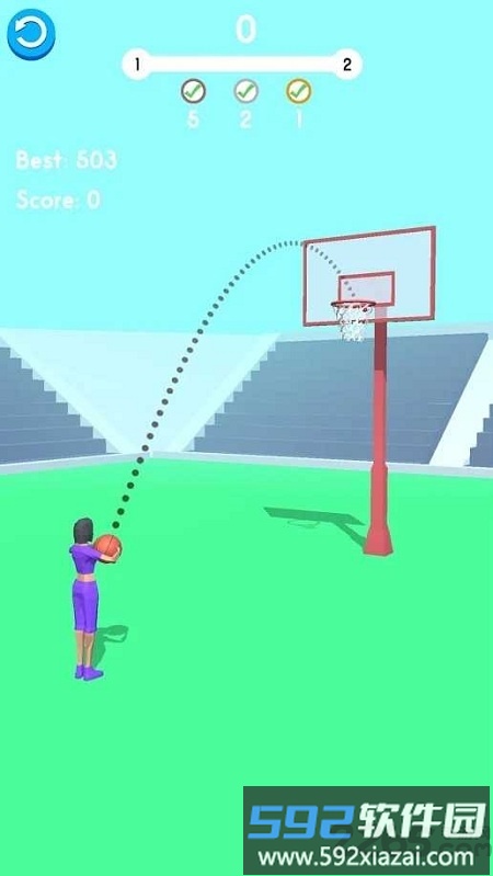 3d传球大师无限金币版截图3