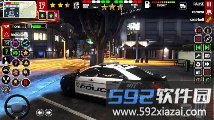 3d真实警车模拟游戏截图1