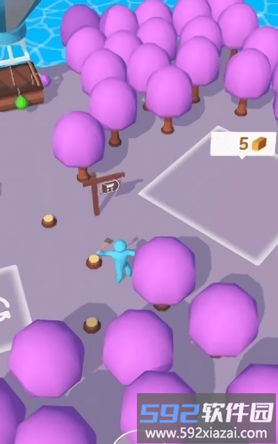 3d砍树造筏游戏(craft and raft 3d)截图3