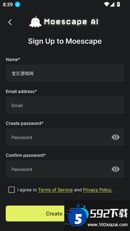 Moescape AI聊天软件下载截图3