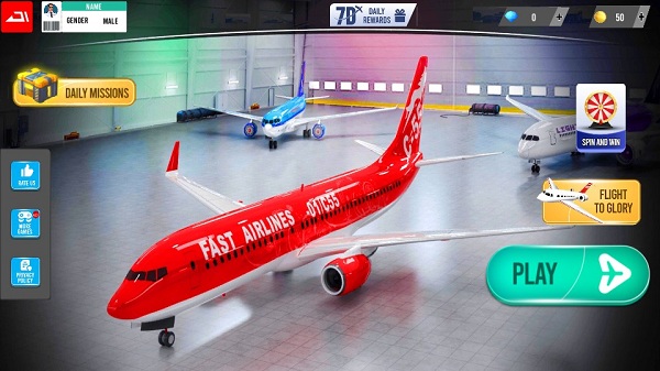 Airplane Game Flight Simulator手游截图3