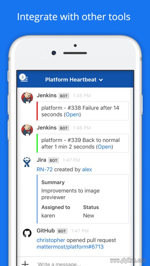 Mattermost app截图2