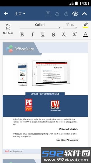 安卓手机Office办公套件(OfficeSuite Pro)截图2