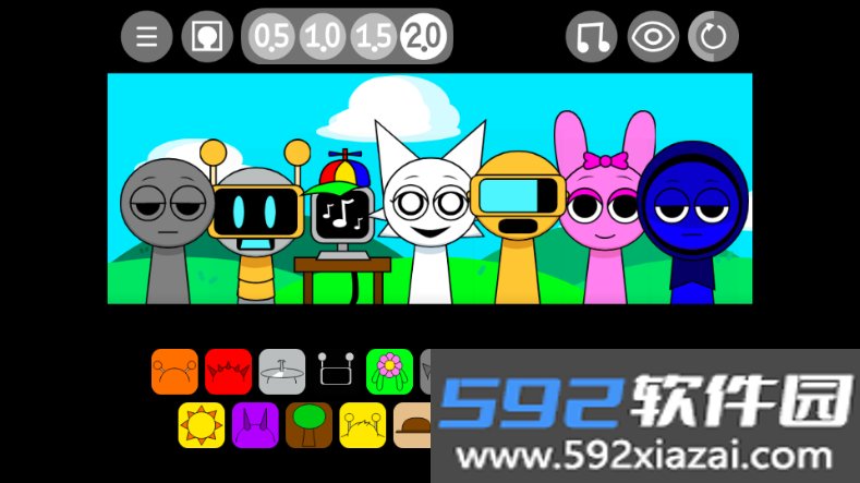节奏盒子Sprunki变速版最新版本截图6