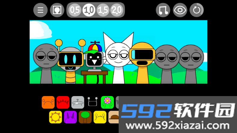 节奏盒子Sprunki变速版最新版本截图7