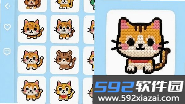 豆猫拼豆