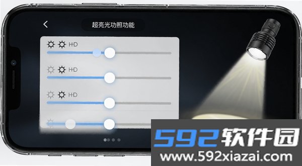 手电筒超亮光照