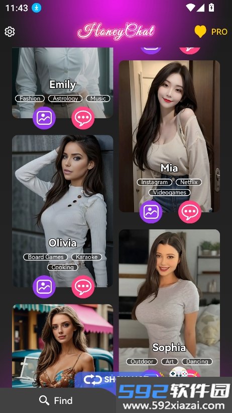 honeychat ai聊天软件下载截图1