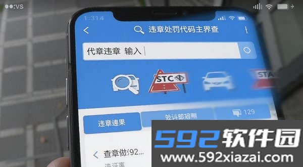 违章处罚代码速查截图3