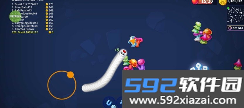 WormsZone.io中文菜单模式版app截图2