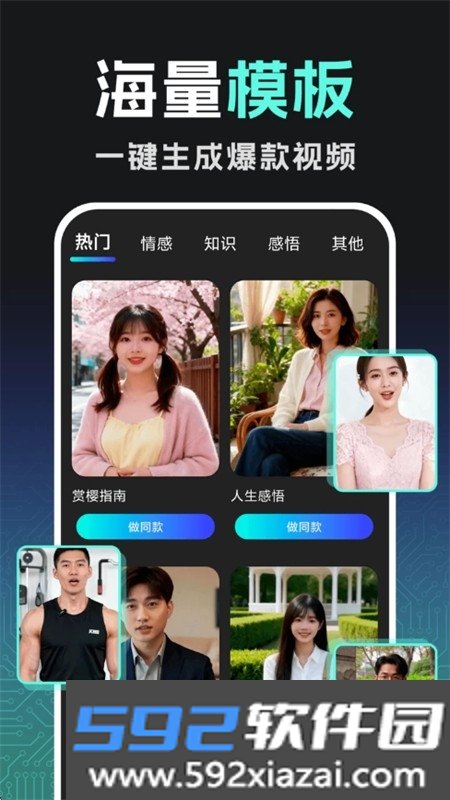口播AI视频生成大师app最新版本2026v1.0.0 2026官方中文版截图1