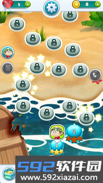 海滩泡泡龙游戏免费下载截图3