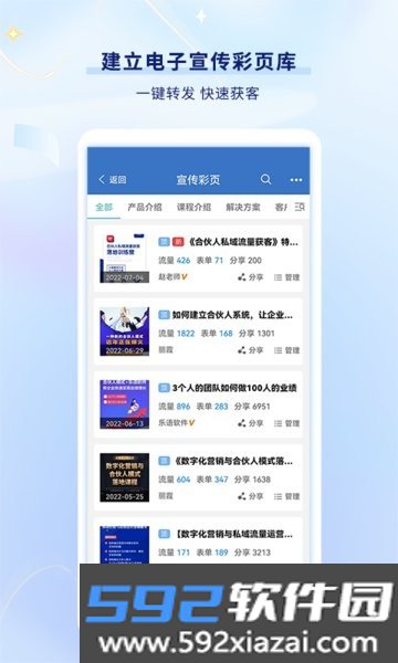 乐语营销合伙人管理系统截图3