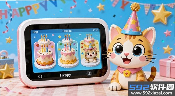 儿童电子猫：孩童生日安装器