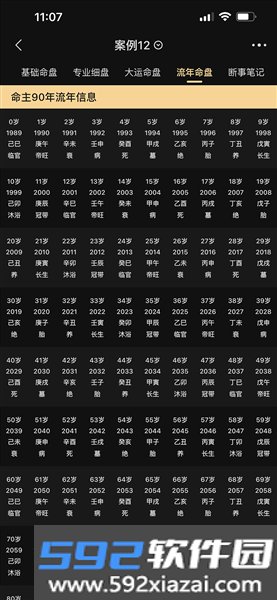 陈抟八字排盘免费版截图4
