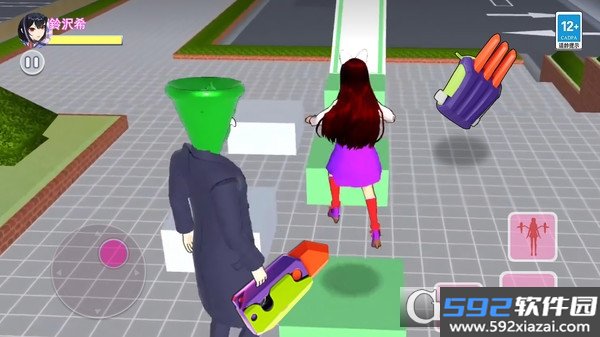 小姐姐逃离跑酷手游截图1
