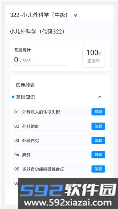 小儿外科学新题库app