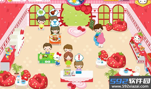 hellokitty梦幻咖啡厅最新版截图5