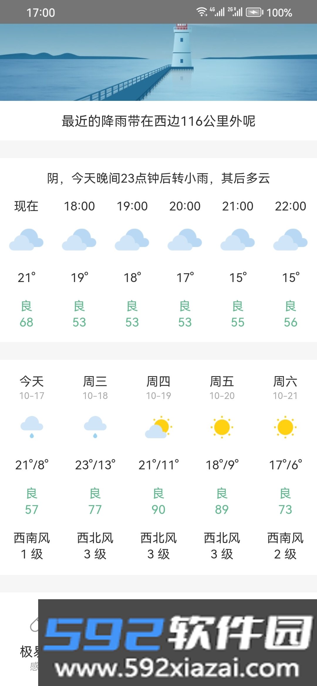松鼠天气截图2