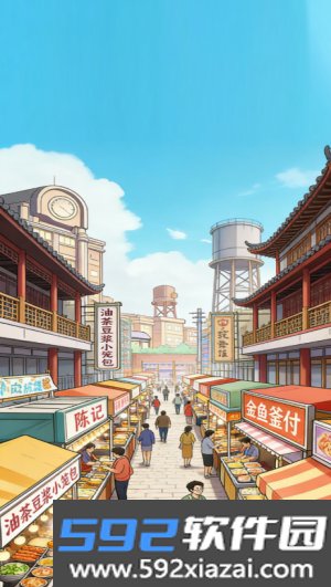 欢乐美食街赚钱版截图1