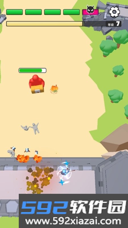 迷你射击英雄游戏截图3