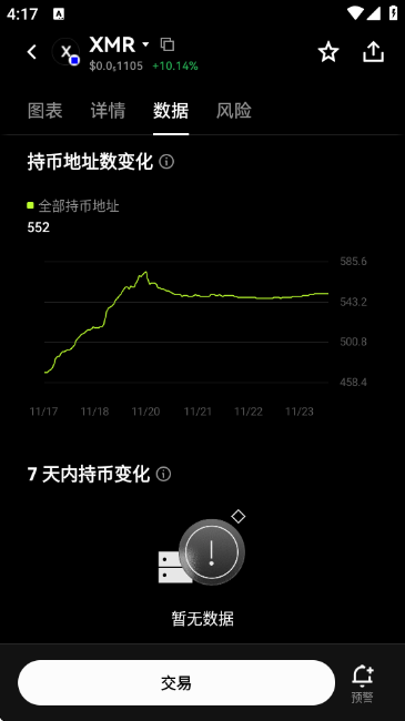 XMR价格行情走势查询APP最新版下载截图2