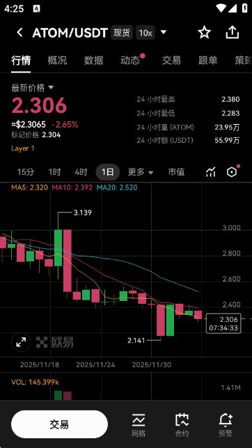 ATOM阿童木交易所APP最新版下载截图1