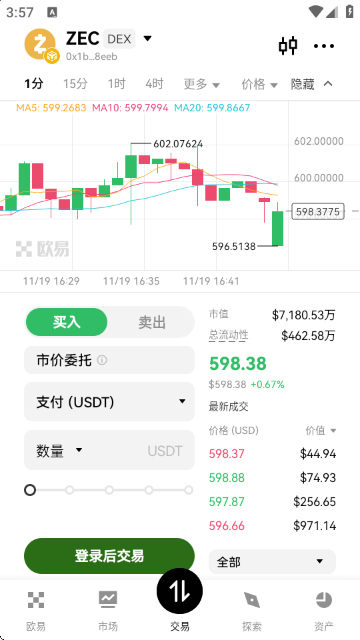大零币行情走势分析APP最新版下载截图2