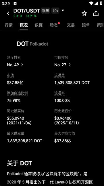 DOT交易所APP最新版下载截图5