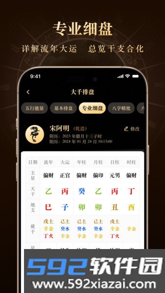 借问八字排盘软件截图2