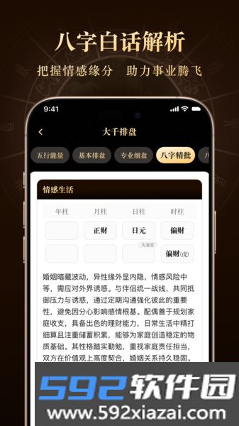 借问八字排盘软件截图3