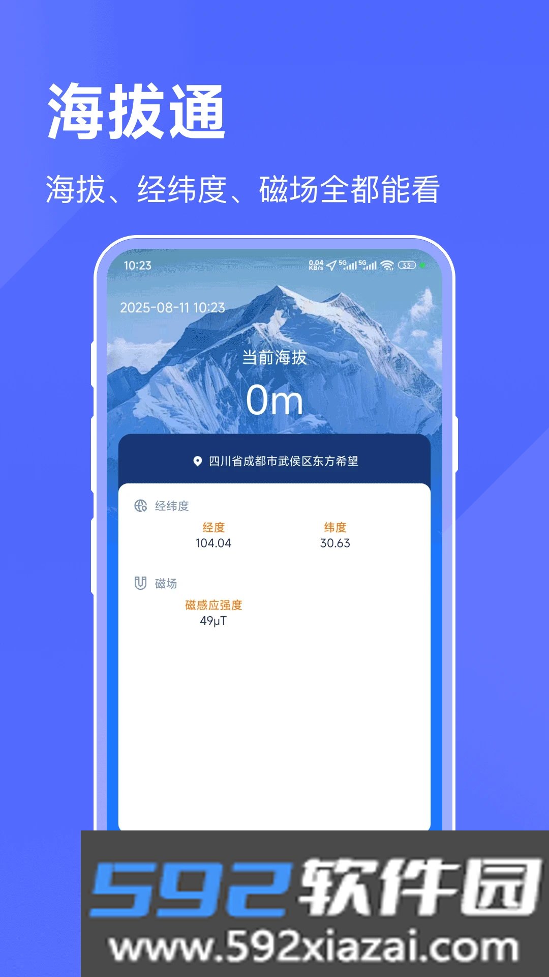 海拔天气