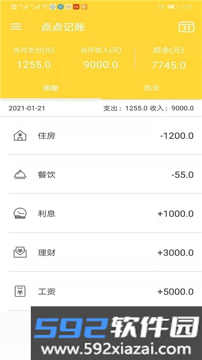 新边界点点记账app截图3