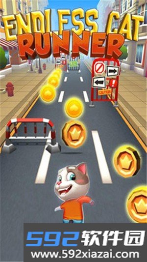 地铁猫咪跑酷截图1