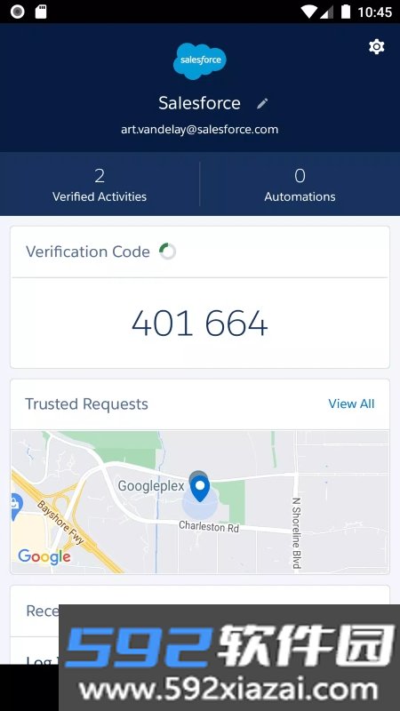 Salesforce Authenticator两步验证截图2