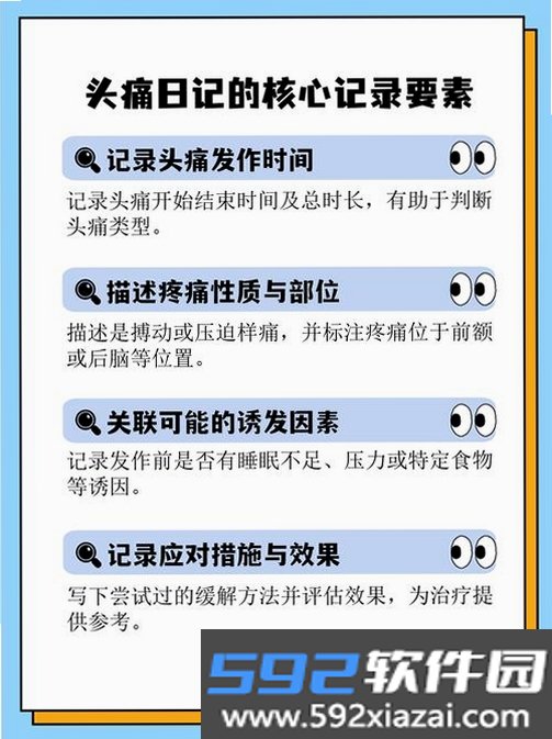 头痛日记截图4