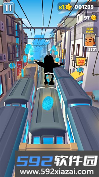 地铁跑酷蓝色金币(星空杰克)版