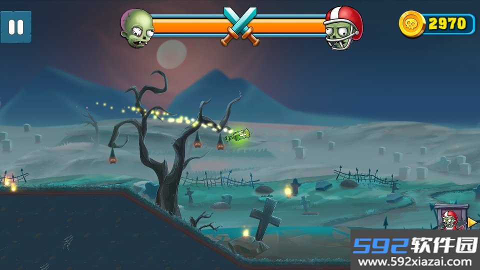 僵尸与人类弓箭大师最新版本(Zombie Blades)截图1