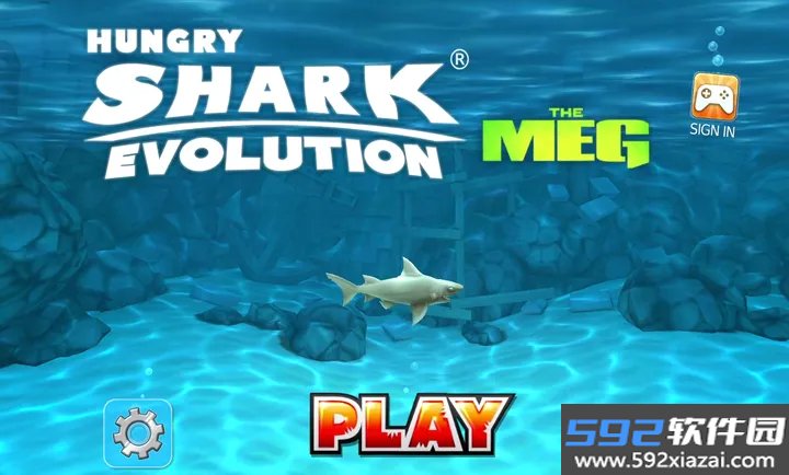 饥饿鲨进化巨齿鲨版本最新版本(Hungry Shark)截图2