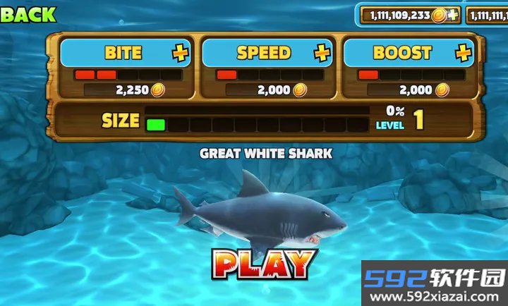 饥饿鲨进化巨齿鲨版本最新版本(Hungry Shark)截图3