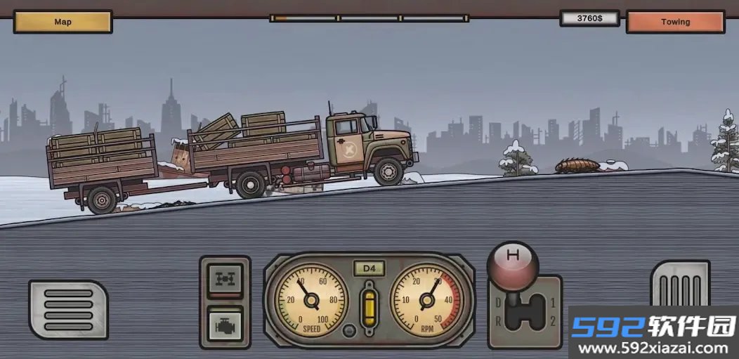 锈蚀卡车废土运输游戏(Rust Truck)截图1