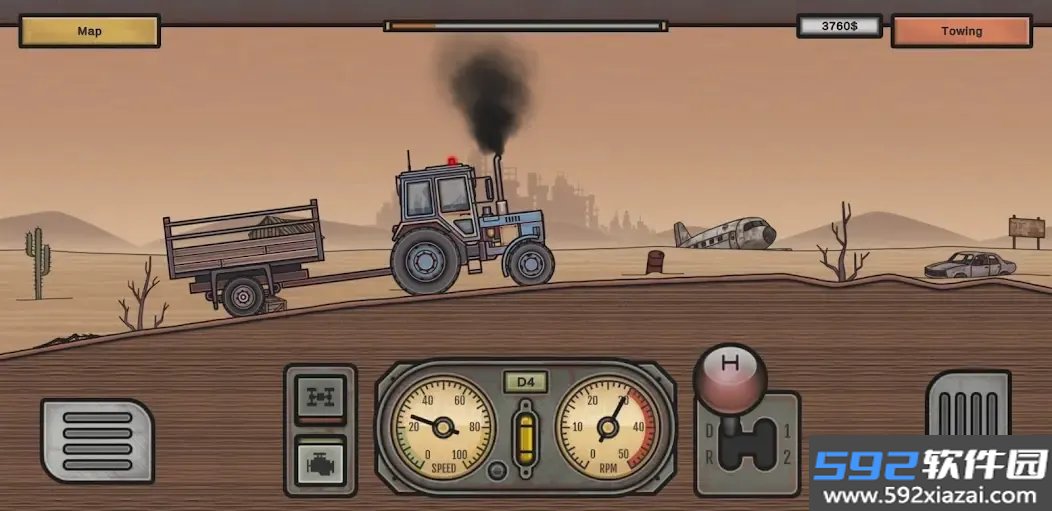 锈蚀卡车废土运输游戏(Rust Truck)截图5