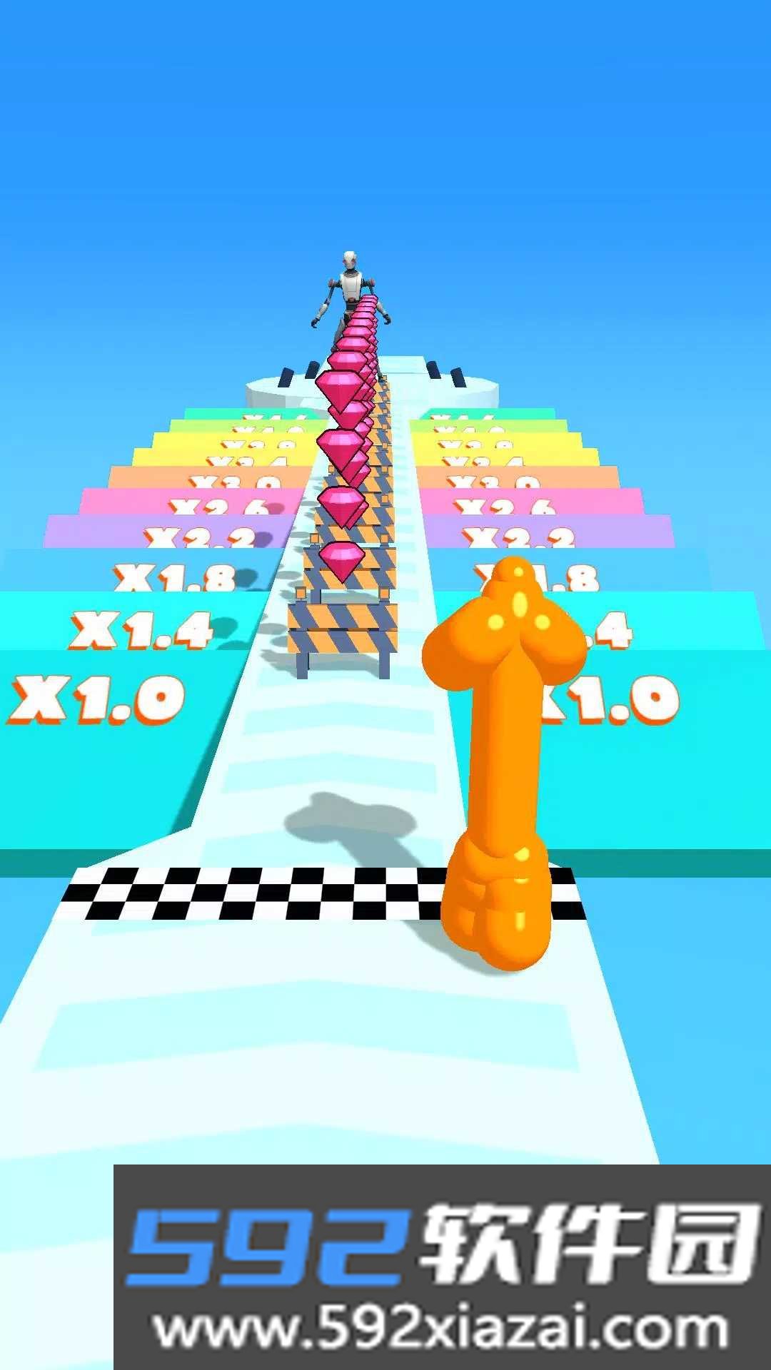 高脚转轮3D