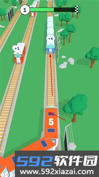 火车撞撞跑